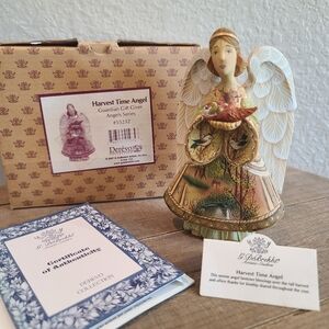 Rare G. Debrekht Harvest Time Angel Guardian Gift Giver Angel Series 2007 #55242